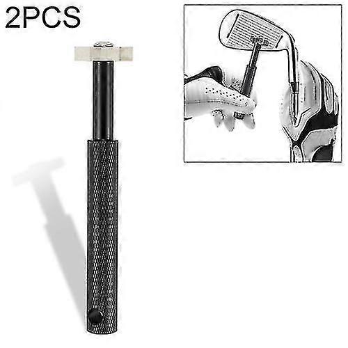 2 Pcs Golf Grooving Head Sharpening Strong Wedge Alloy Tool
