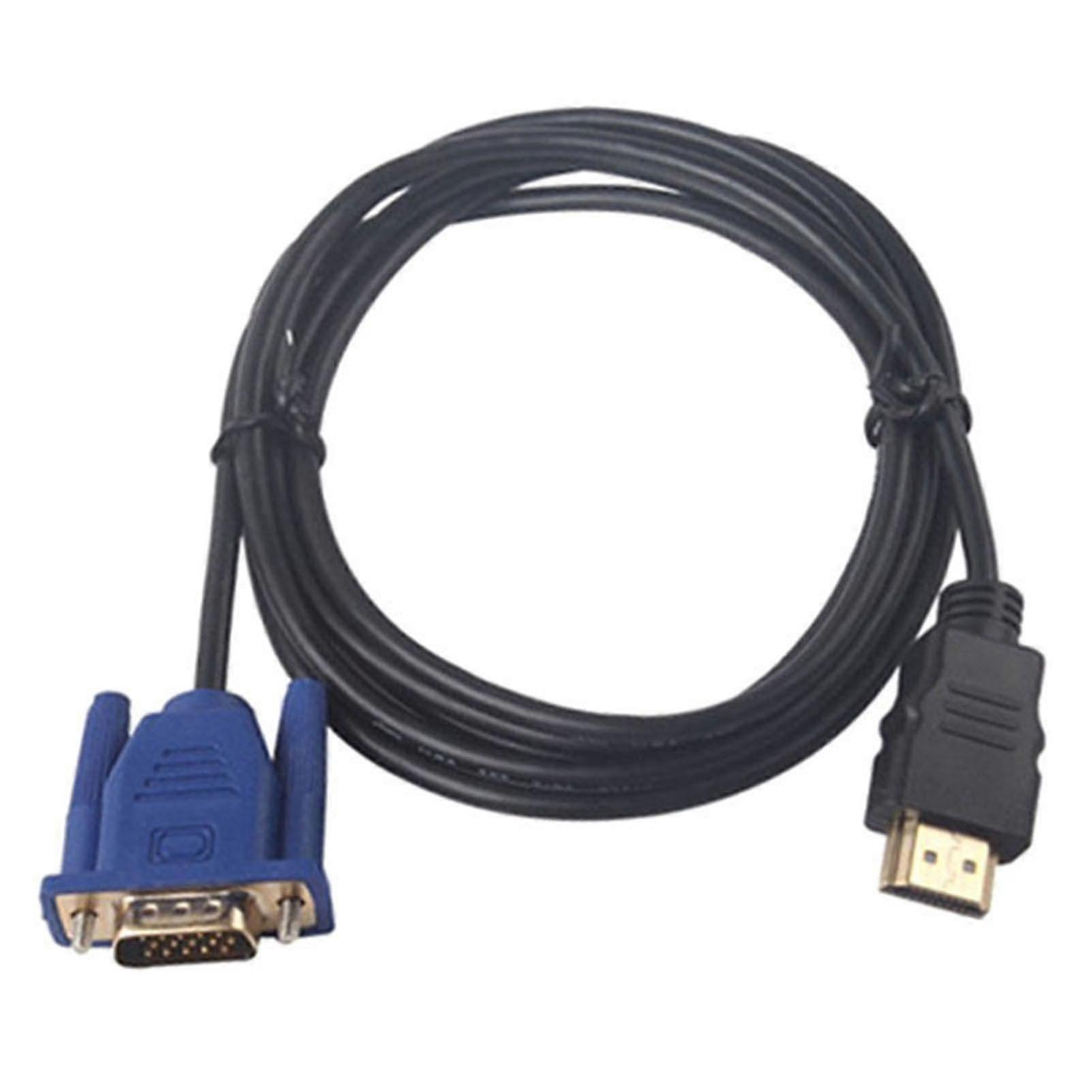 3m HDMI VGA Adapter Lead for PC Laptop to Monitor Connection