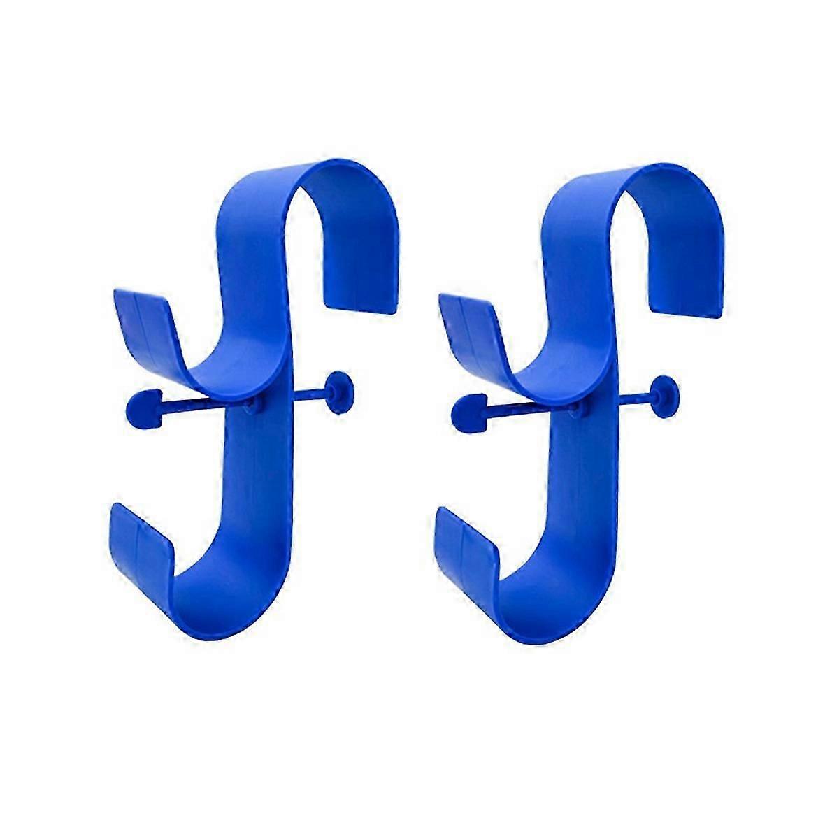 2PCS Above Ground Pool Pole Hanger Adjustable Telescopic Pool Pole Hooks Pool Brush Hanger Tool Hol