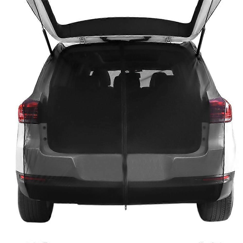 Car Tailgate Mosquito Net for SUV MPV - Magnetic Mesh Screen Tent for Metal Tailgates, Large Size Camping Accessory