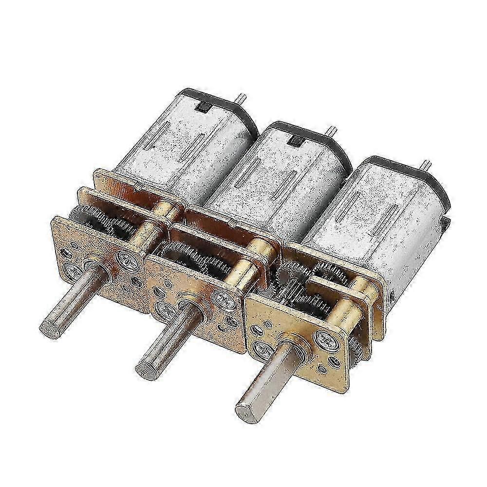 DC 12V Double Shaft Gear Reduction Motor