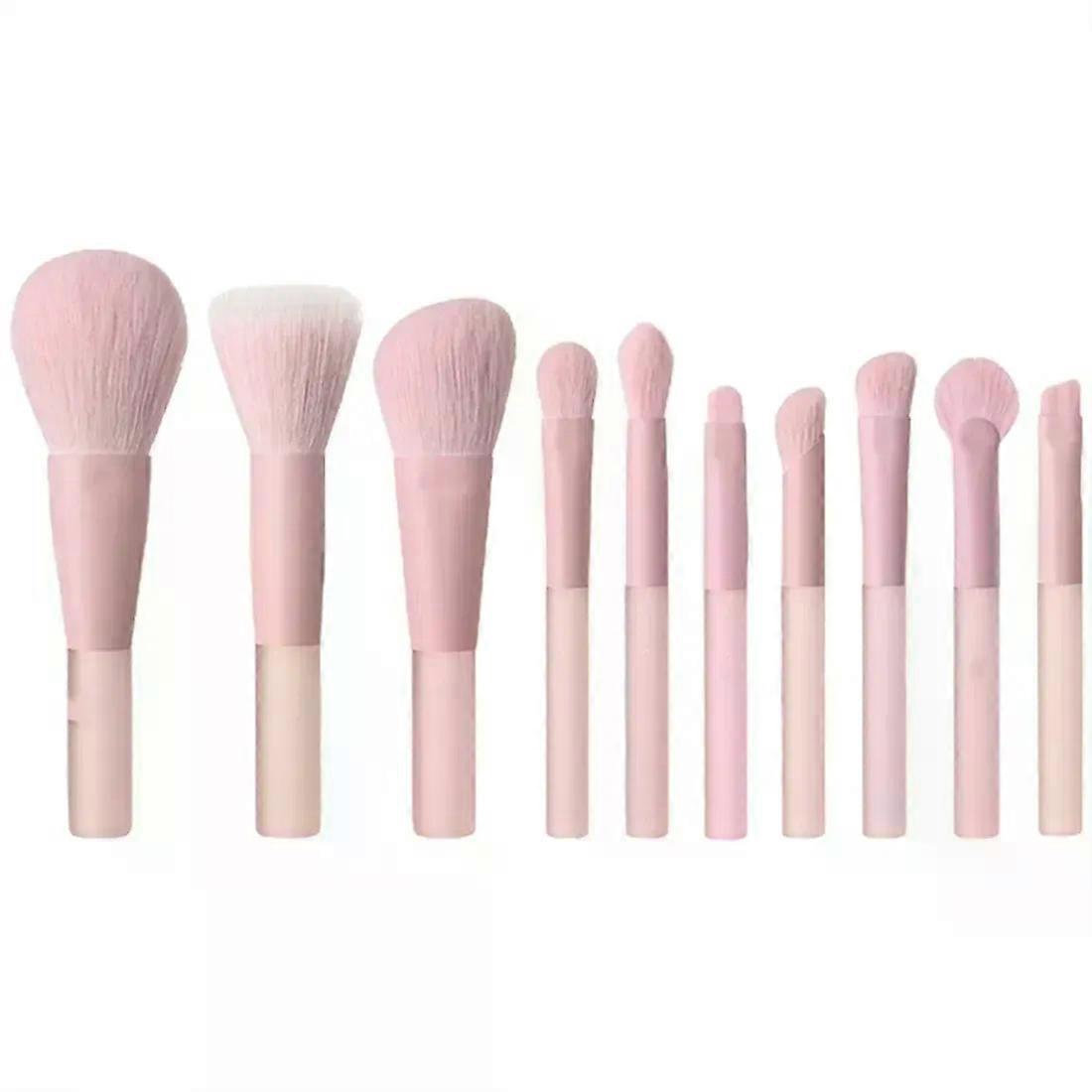 10 Pcs Soft Fluffy Makeup Brushes Set for Women Eyeshadow Foundation Blush Brush Beauty Tool