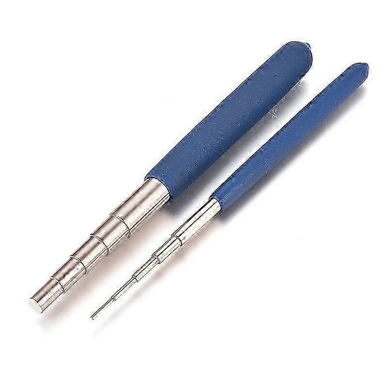 2Pcs/Set Iron Wire Winding Rods Wire Wrapping Tool Blue with 10 Size Loop for DIY Jewelry Making Ju
