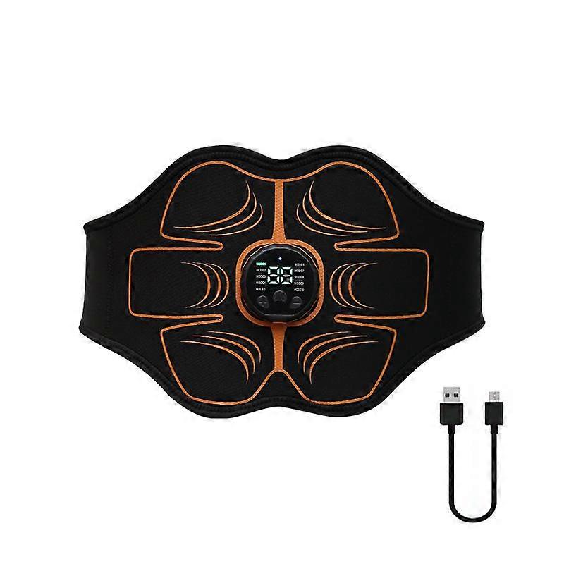 Abdominal Shaping Belt Muscle Training Trainer Muscle USB Rechargeable Home Gym Weight Loss Exercise Machine for Men and Women