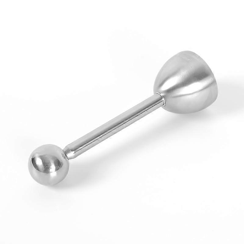 Stainless Steel Stretch Egg Opener For Household Use Egg Cracker Silver