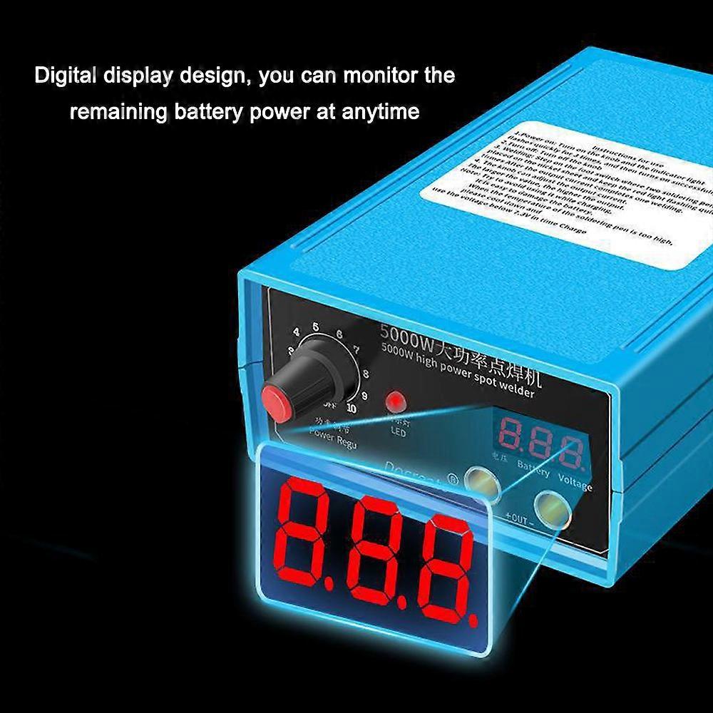 Boost Efficiency with a High-Power Portable Spot Welding Machine - 5000W Digital Display