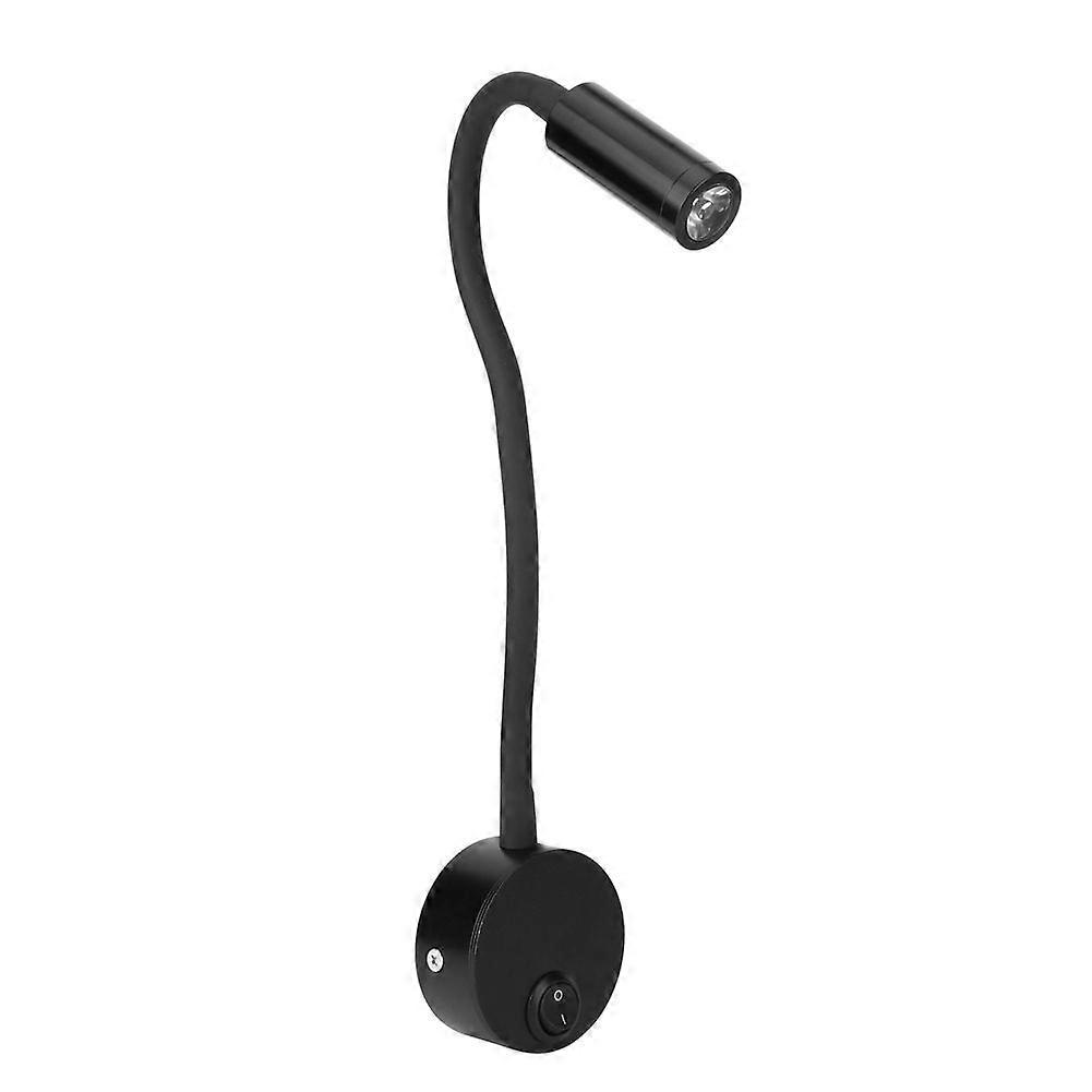 3W 220V LED Flexible Adjustable Reading Gooseneck Light Lighting Lamp for BedroomWarm Light