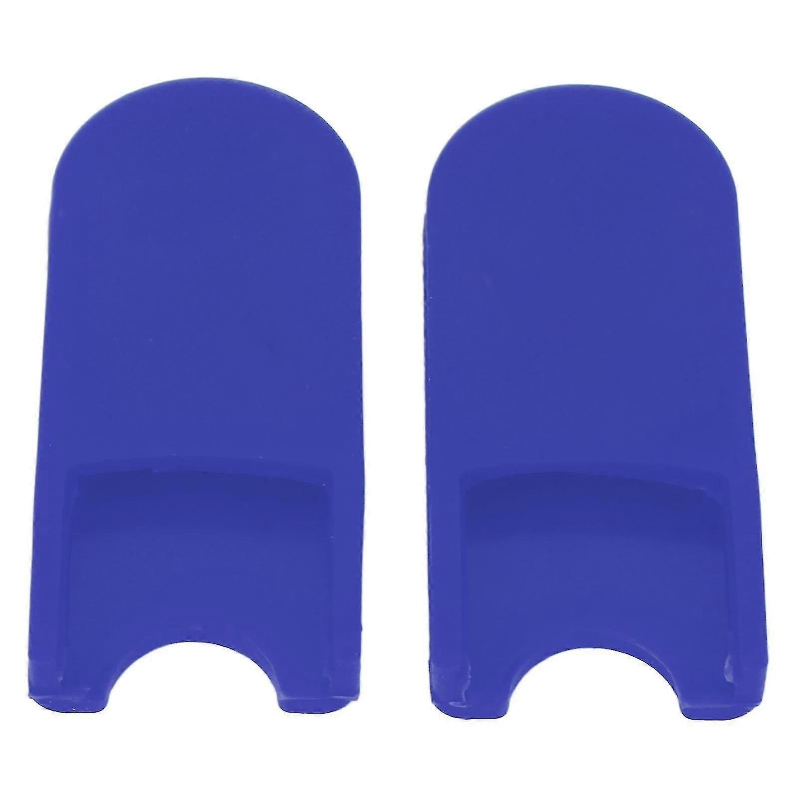 2PCS Saxophone Finger Rest Cushion Thumb Protector with Saddle Wind Instrument AccessoriesBlue