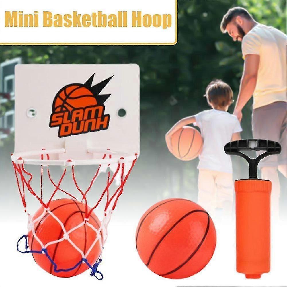 Mini Basketball Hoop Two Balls One Pump One Frame