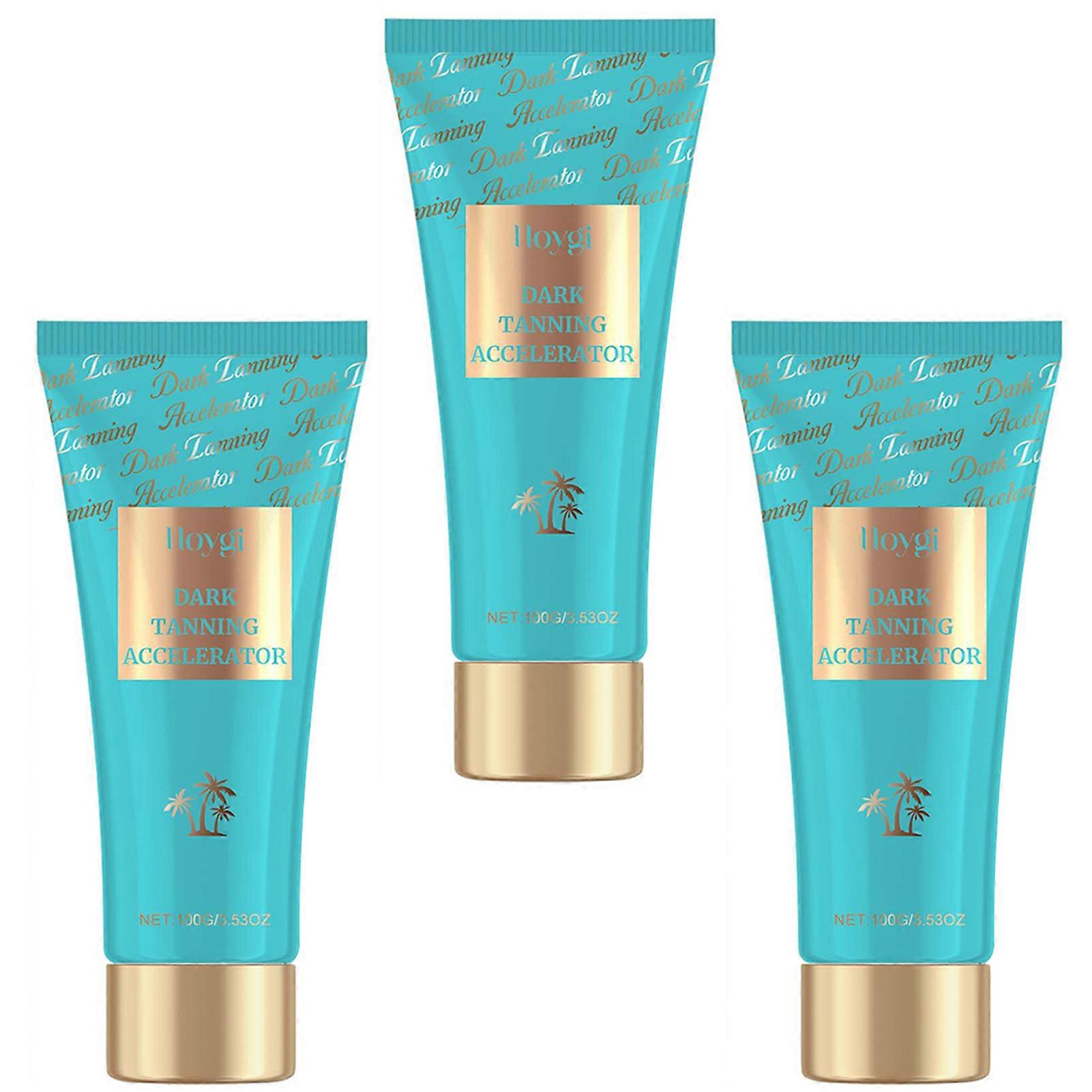 Dark Tanning Bed Lotion Accelerator Ultra-Dark Tans Enhancer for Indoor Outdoor Use Accelerates Melanin Production