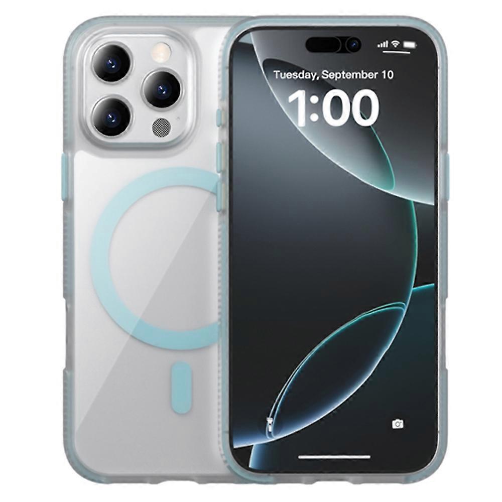 For iPhone 16 Pro Max Case Compatible with MagSafe PC + TPU + PE Shockproof Mobile Cover