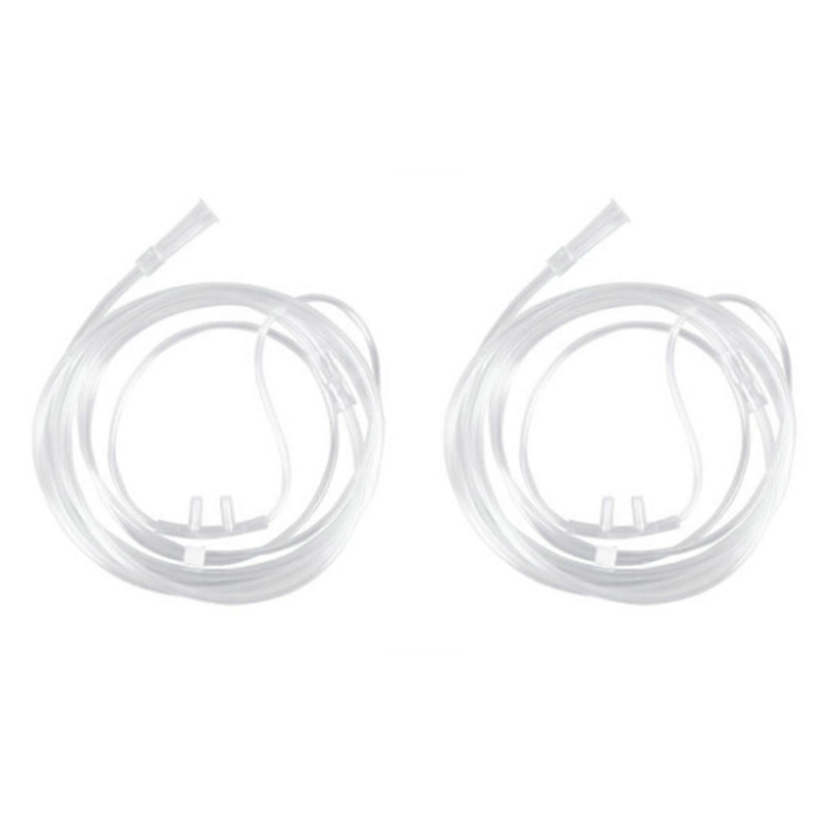 2X 6M Double Hole Soft Nasal Oxygen Tube Nasal Oxygen Cannula Nasal Tube Suitable for Oxygen Gener