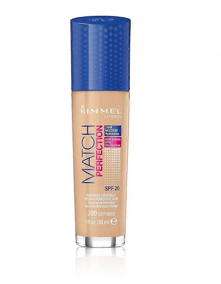 Rimmel Match Perfection Foundation 200 Soft Beige 30ml