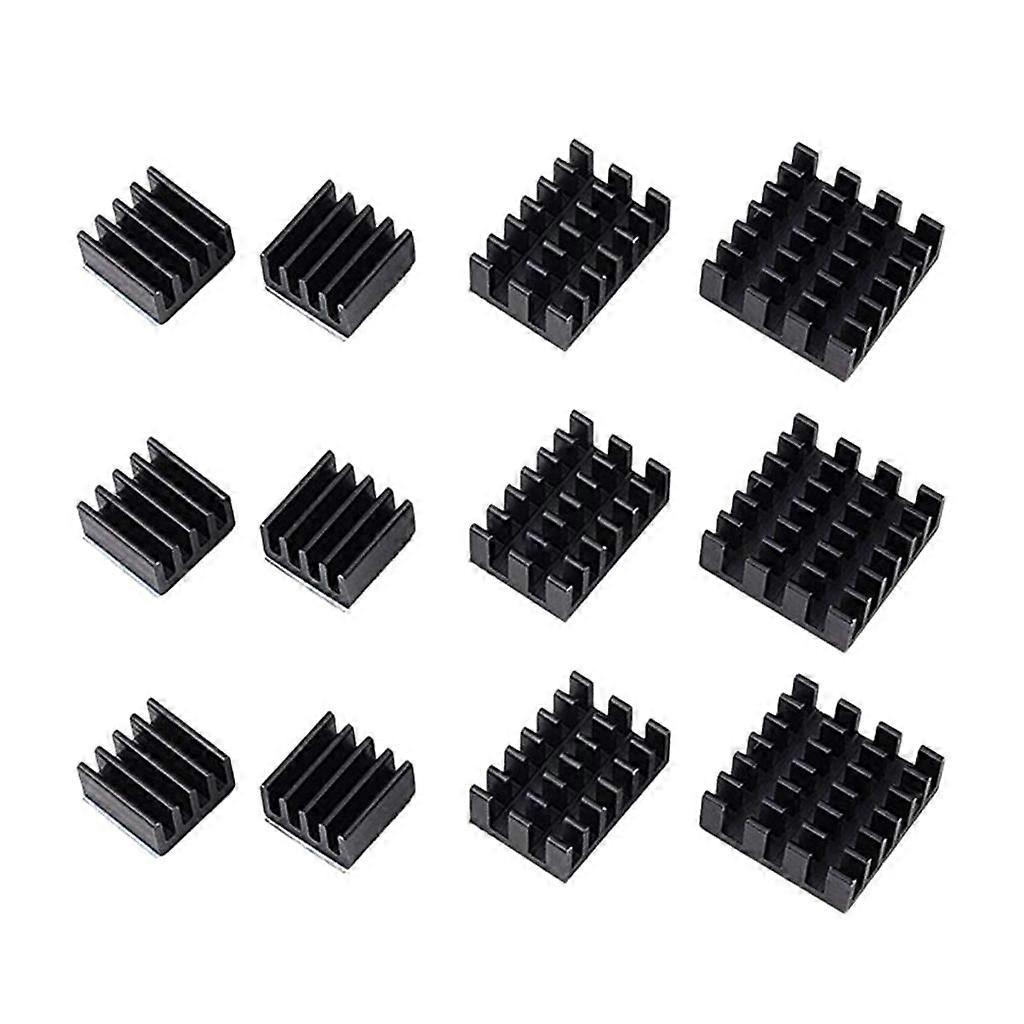 12Pcs Aluminum Heatsink Cooler