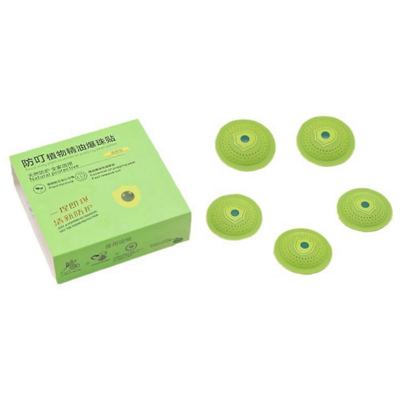Essential Oil Mosquitoes Repelling Beads Patches For All Ages Convenient For Outdoor Adventures And Indoor Home Use
