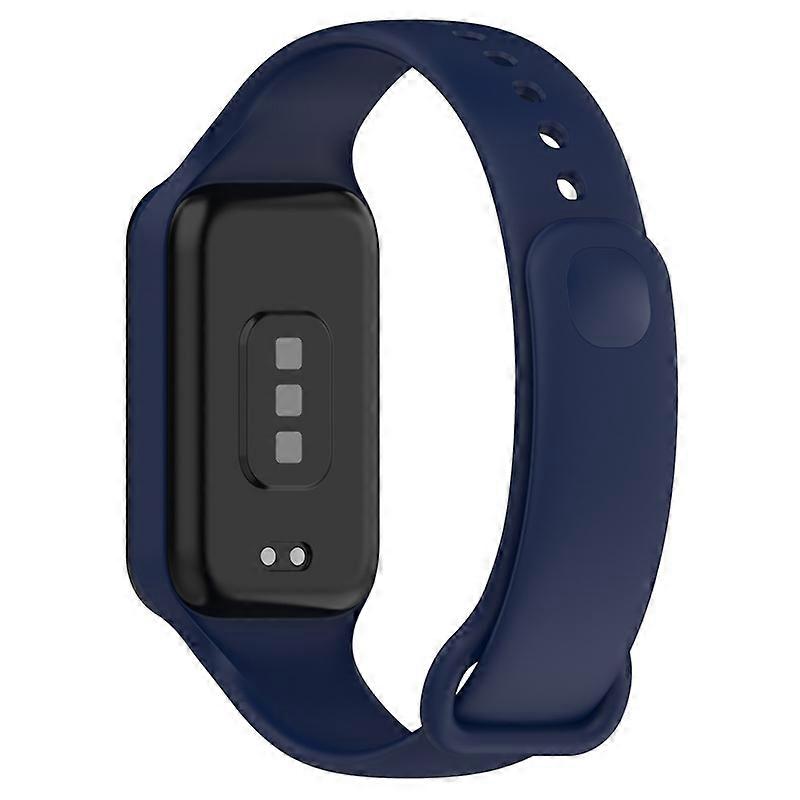 Silicone Watch Strap for Redmi Band 2 Integrate Soft Band Case Quick Release Watchband - Midnight Bl