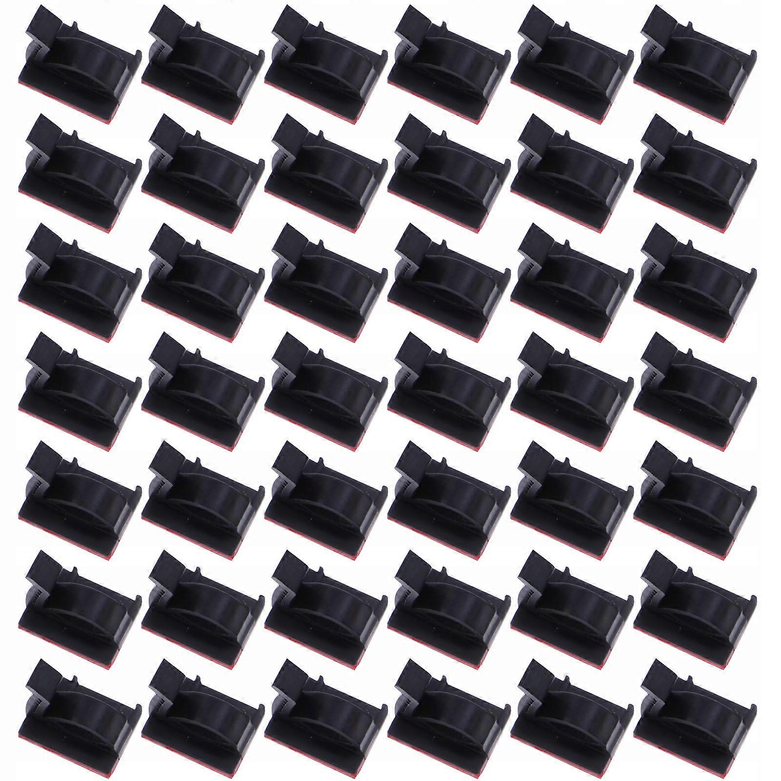 100 Pieces Cable Clips. Self-adhesive Clips