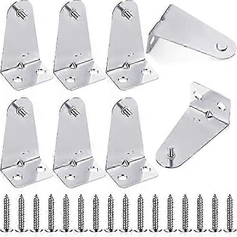Hold Down Brackets 8pcs Metal Blinds Brackets Blind Bottom Rail Holder Replacements For Horizontal Blinds And Windows Shades