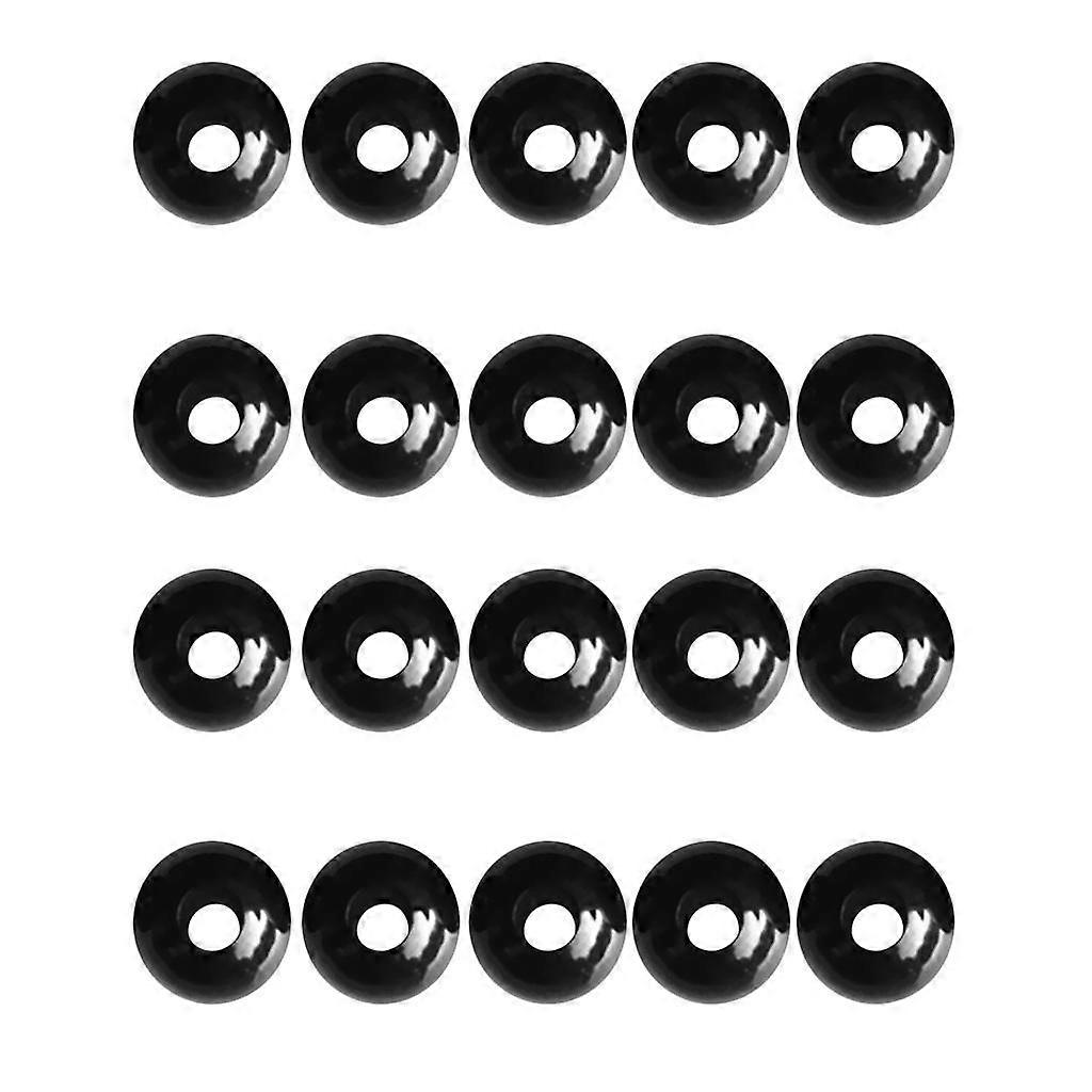 20 Pcs Mini Plastic Drawstring Rope Lock Stopper End Toggle Ball