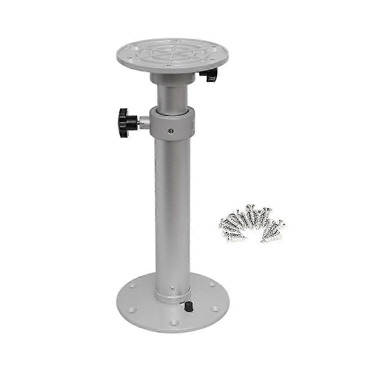 Adjustable Table Pedestal Detachable Table Base Stand Leg Base Aluminum Alloy Table Base for RV Boa