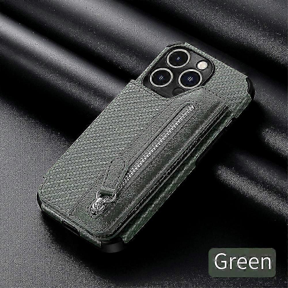 Zipper Wallet Phone Case Compatible with Certain Brand Smartphones, Credit Card Holder Stand Leather Cover for Various Models Including Mini