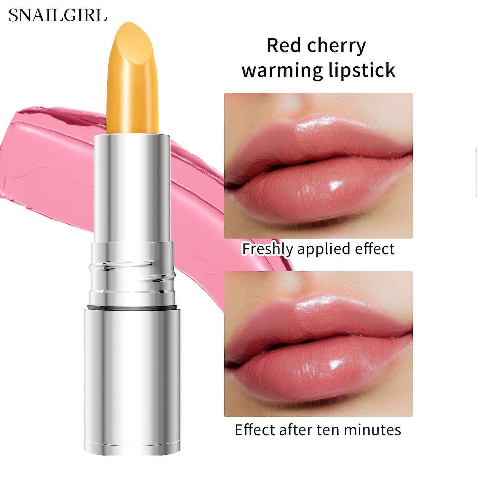 Color Changing Lipstick, Naturally Hydrating Long Lasting Lipstick,Temperature Change Moisturizer Lip Stick, Magic Color Change Lip Gloss Smudge Proof