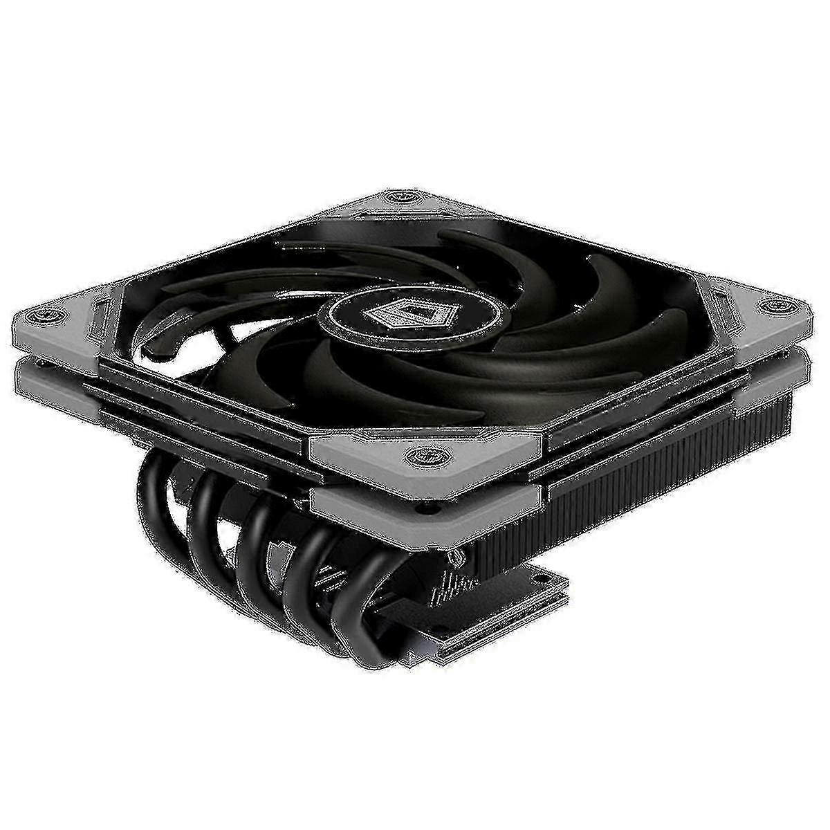 IS-55 ロープロファイル CPU クーラー LGA1700/1200/115x AM4/AM5 5 ヒートパイプ ブラック 12cm ファン 高さ 55mm
