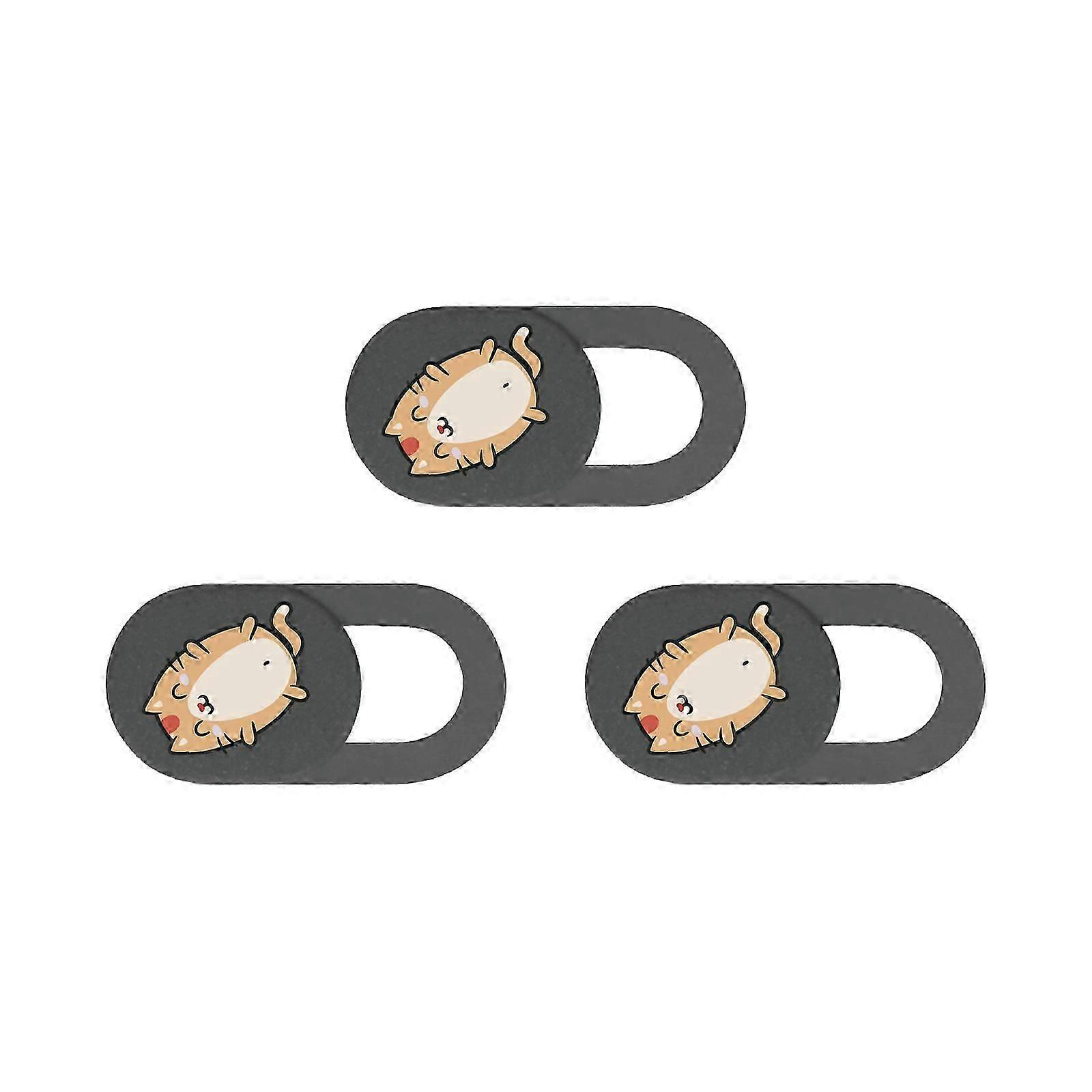 Web Camera Privacy Protector Sticker Universal Phone Camera Cover Slide Kitten Camera Cover Protect Your Security