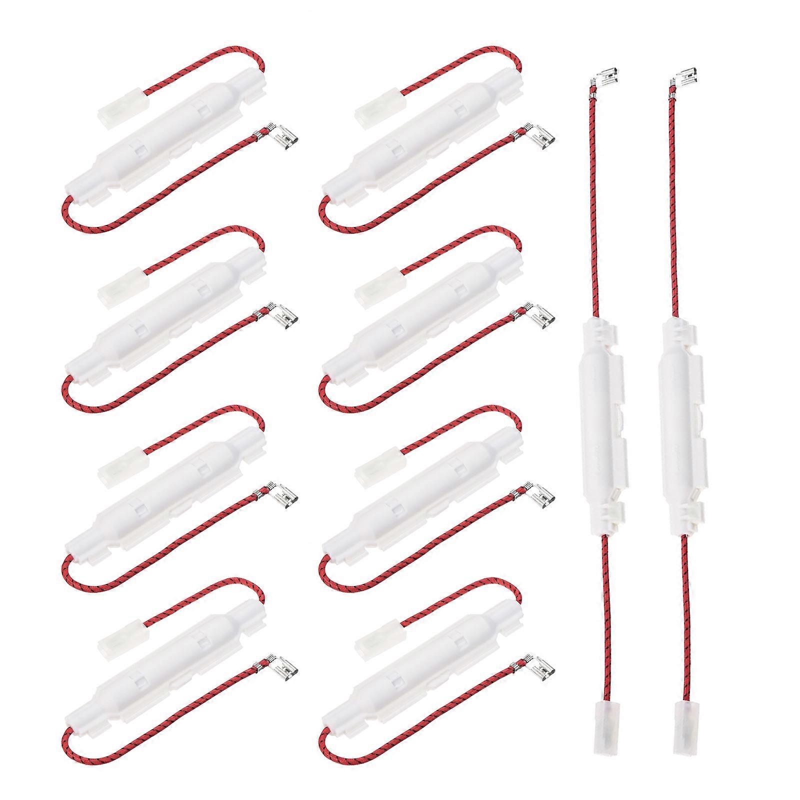 Set of 10 Microwave Replacement Fuses 5KV/0.85A Oven Insurance Replacement Part Microwave Oven Accessory for Microwave