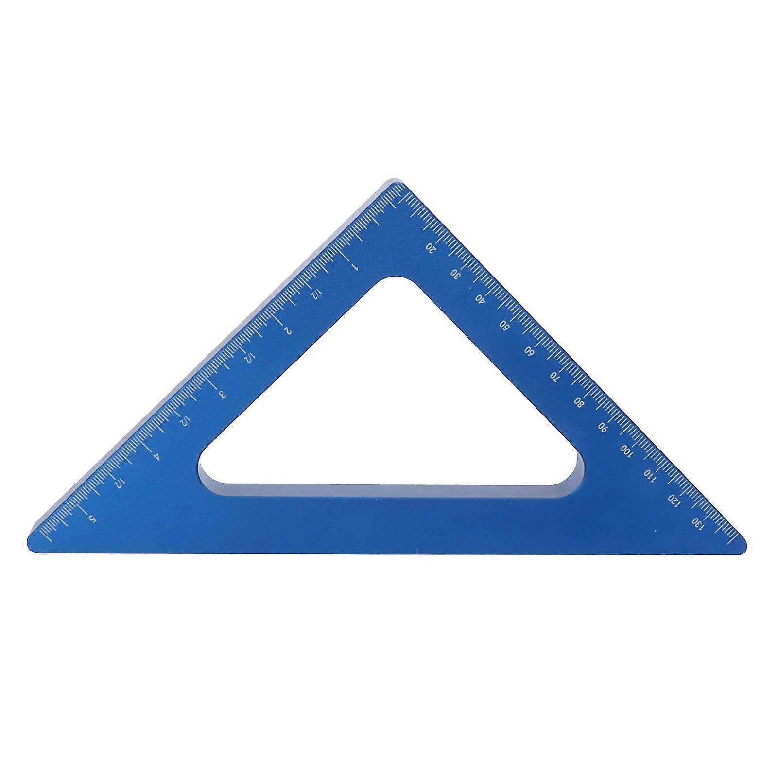 Υψηλής ποιότητας χάρακας τριγώνου ξυλουργού 90 μοιρών τετράγωνο κράμα αλουμινίου χάρακα