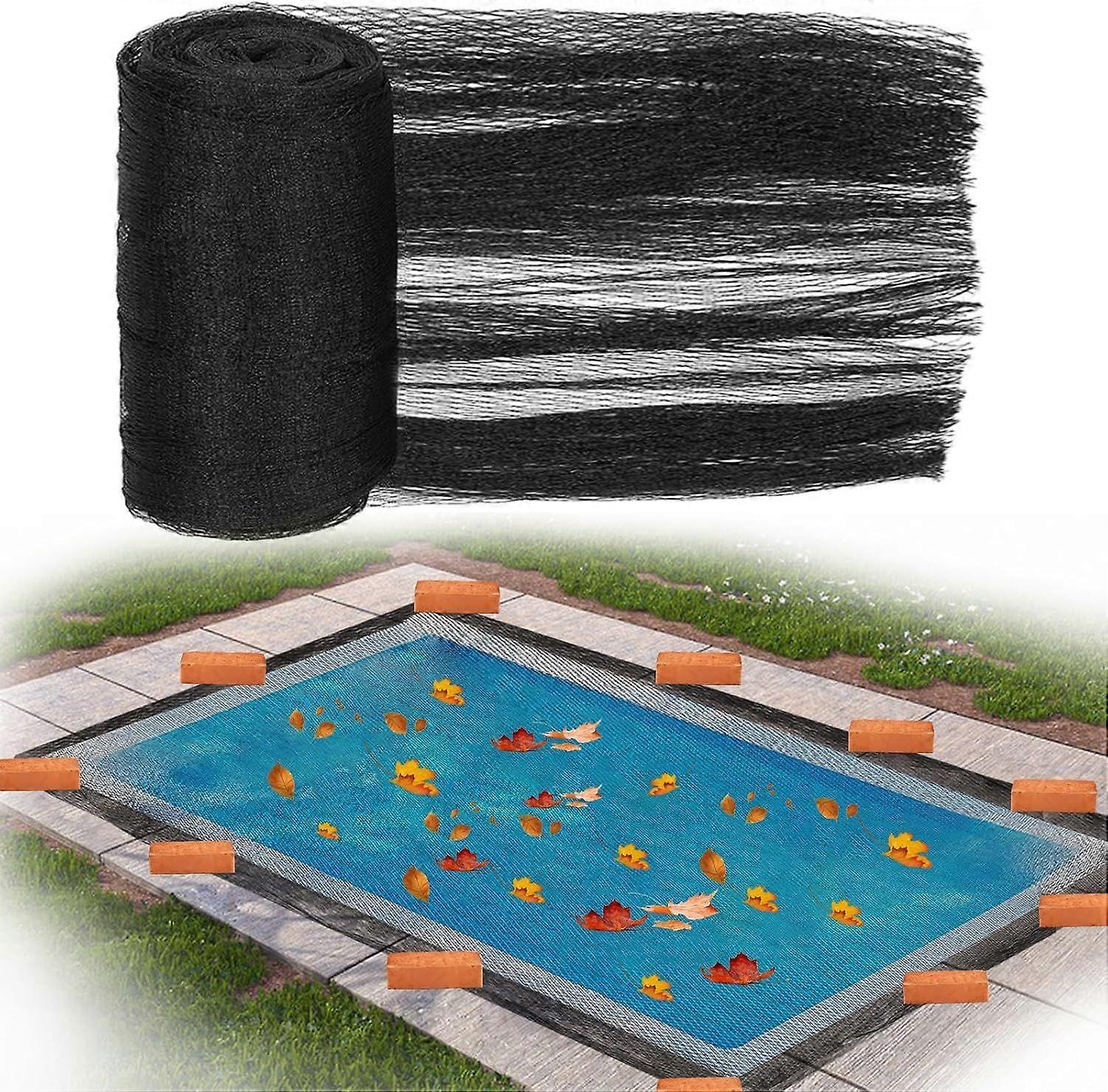 2025 Neuestes Modell 16,4 x 32,8 Fuß Pool Leaf Net Cover Inground Pool Abdeckung