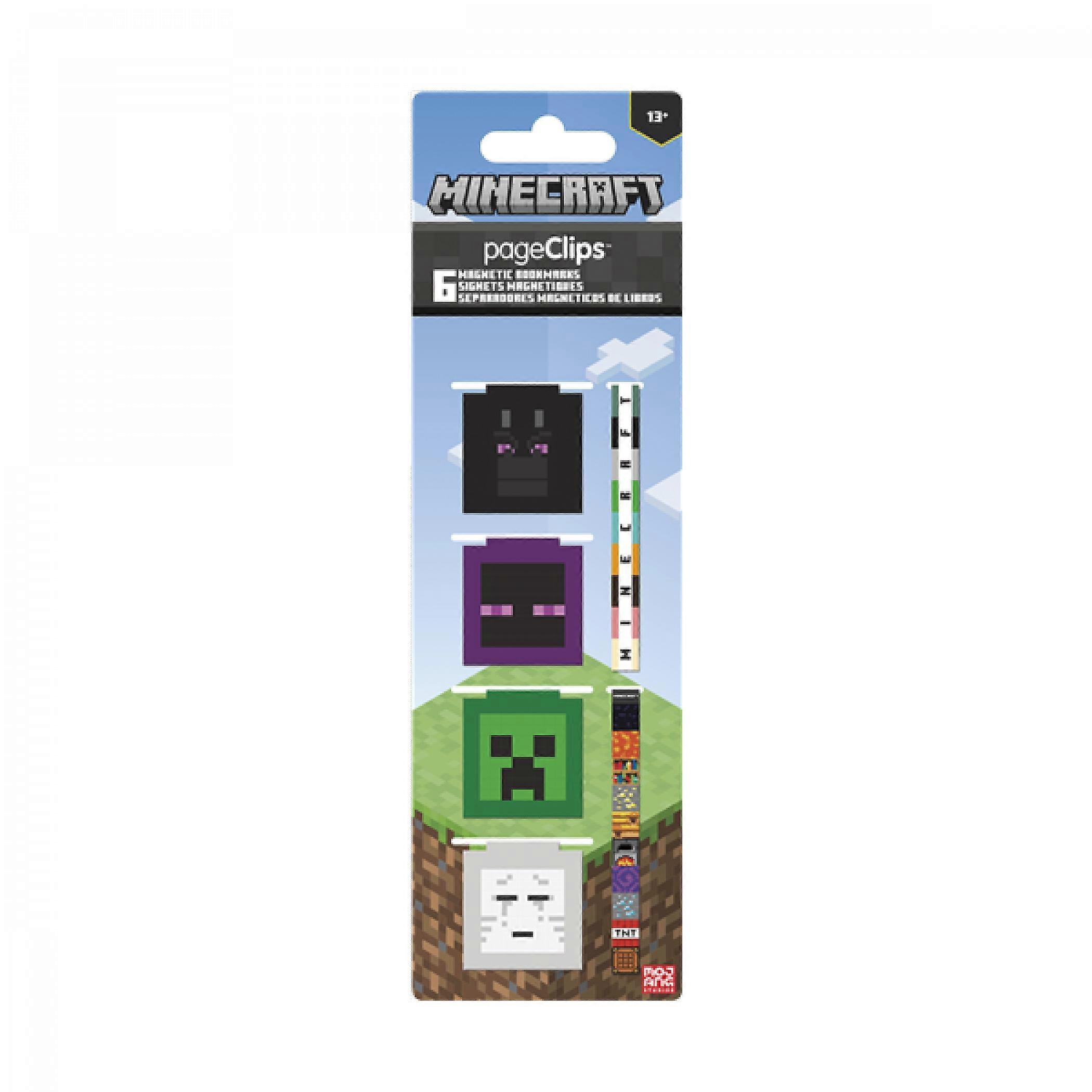 Minecraft Mobs 6 件装磁性书签夹