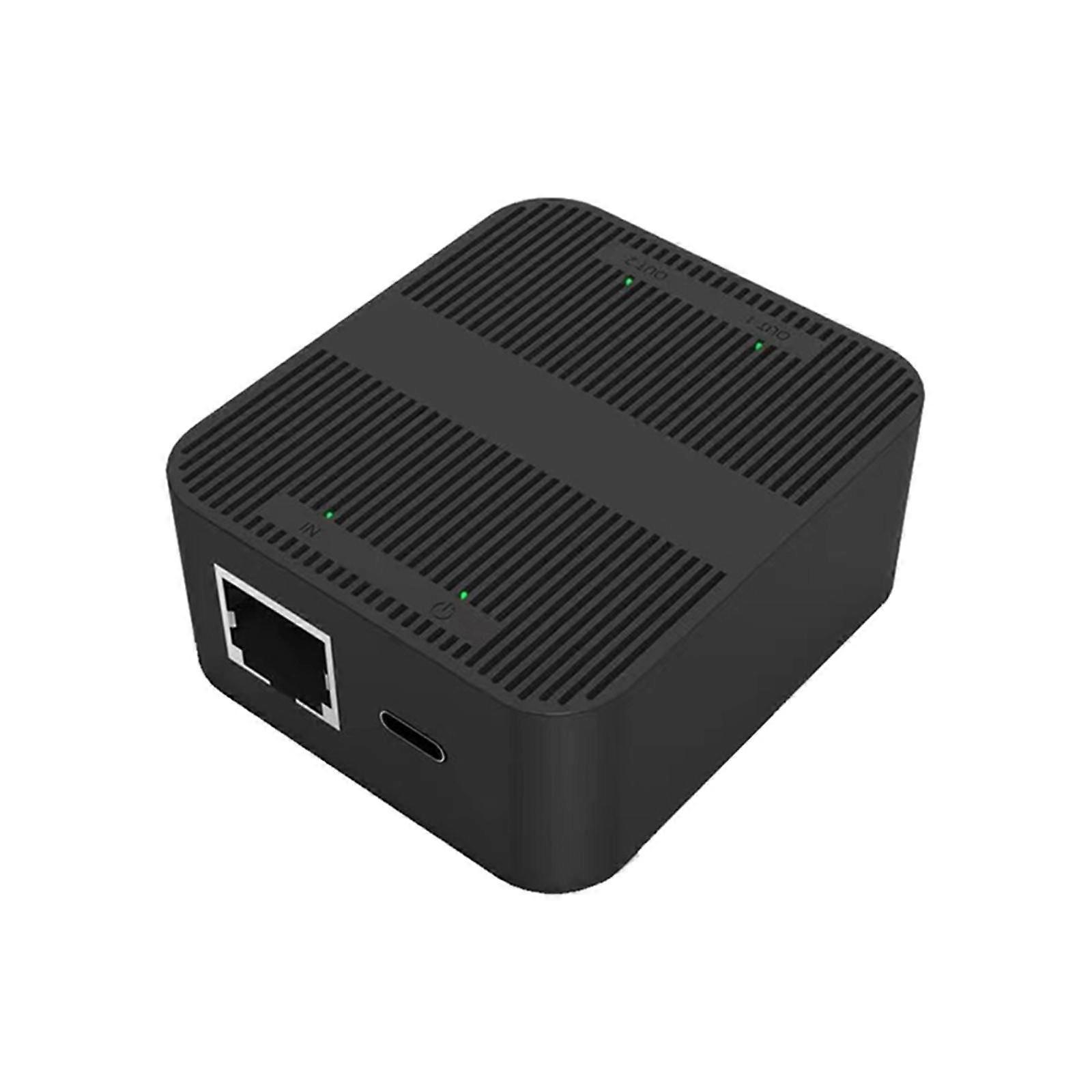 Ethernet Splitter Ethernet Connector 2 Devices Networked Simultaneously Mini