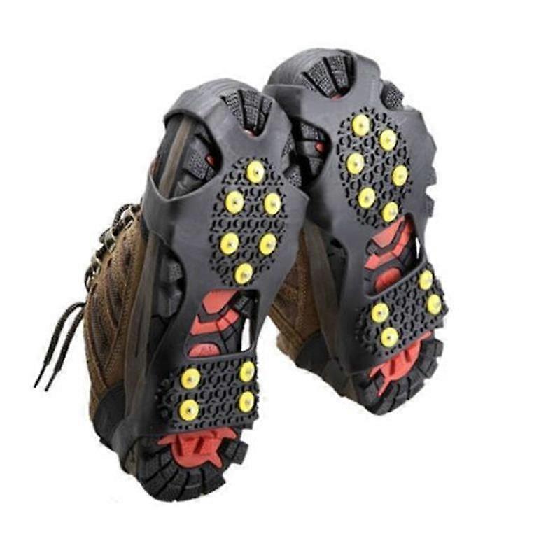 Outdoor Unisex Snow Antislip Spikes Grips Grippers Crampon Cleats For Shoes Boot Overshoses
