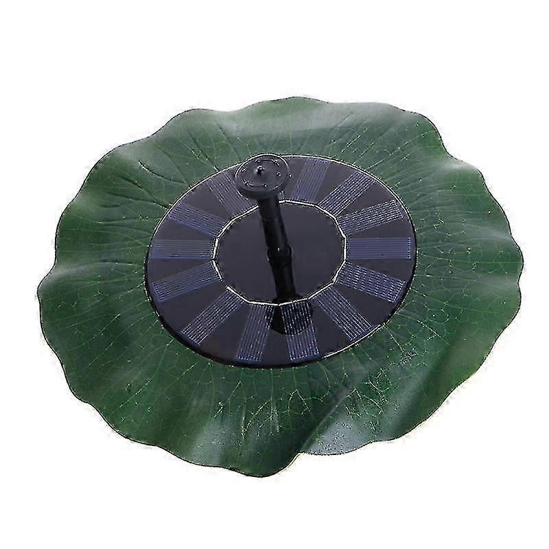Floating Lotus Leaf Shape Solar Fountain Water Pump For Garden Pond Decoration