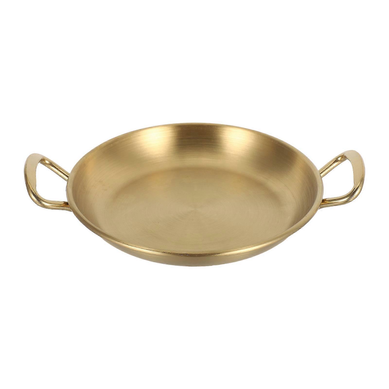 It sounds like you're describing a product listing or looking to refine a product title for a **Stainless Steel Snack Tray with Handles**. Here's a