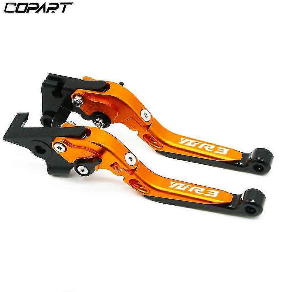 Motorcycle Accessories Handlebar Grips Folding Extendable Adjustable Brake Clutch Lever YZF-R3 For Yamaha YZF R3 YZFR3 2015-2023