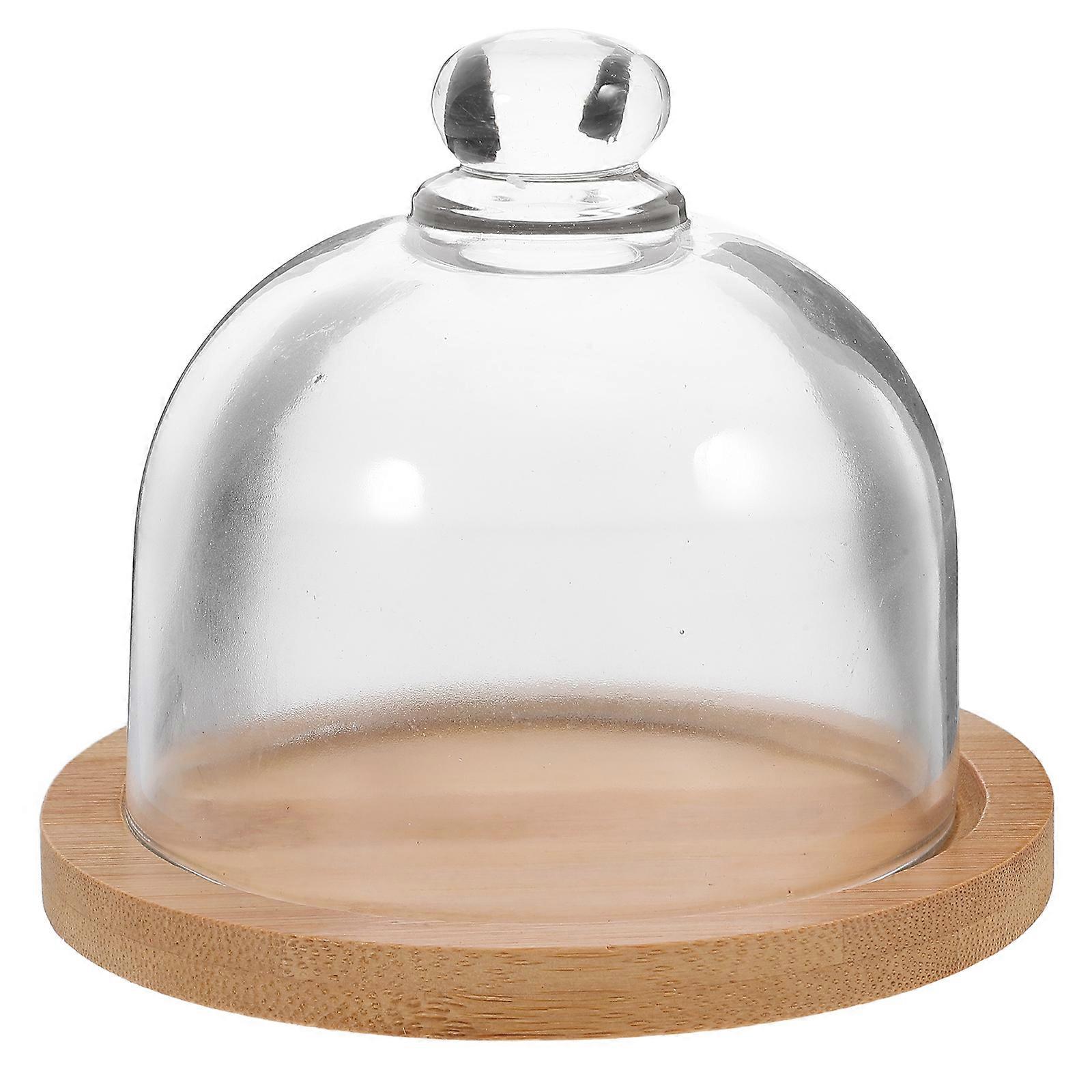 Food Display Tray with Lid, Ideal for Cake Shops, Safeguards Against Dirt and Flies