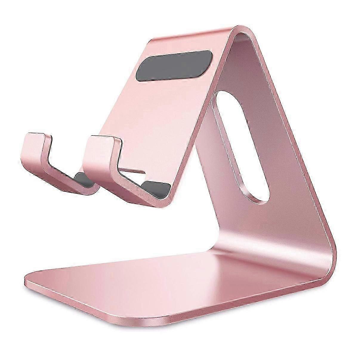 حامل هاتف عالمي لجهاز iPhone & Switch ، مهد سطح مكتب من الألومنيوم متوافق مع جميع الهواتف الذكية