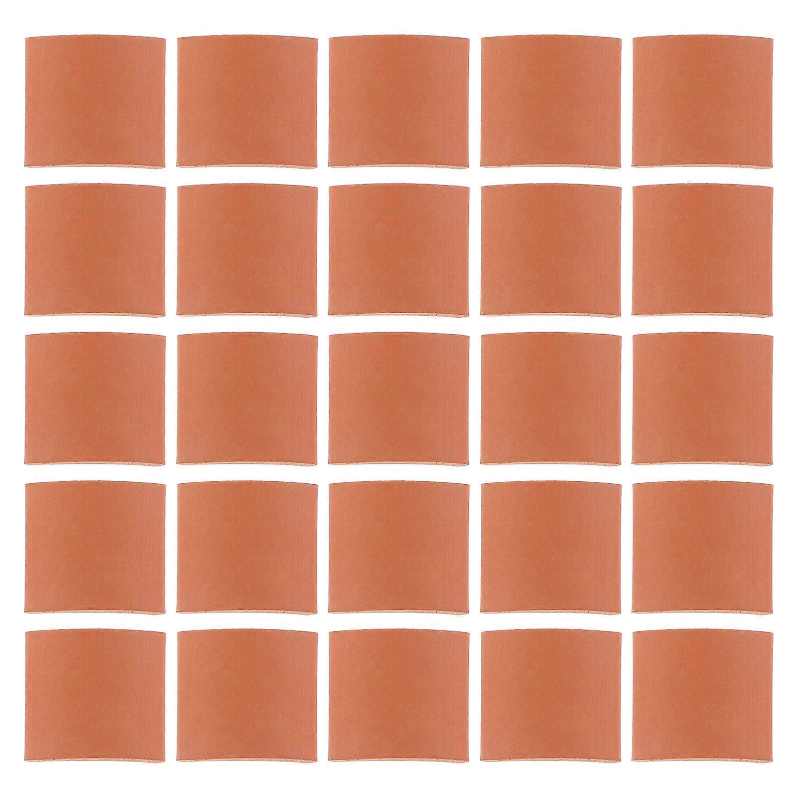 Miniature Construction Tiles Ceramic Tiles For Crafts Model Houses Educational Play Rectangular Shape 1.40X1.20X0.20CM 70Pcs