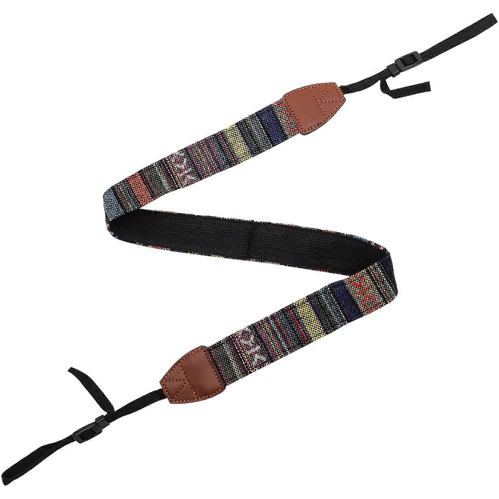Safety Camera Strap Canvas Neck Strap Adjustable Length For Camera 1Set