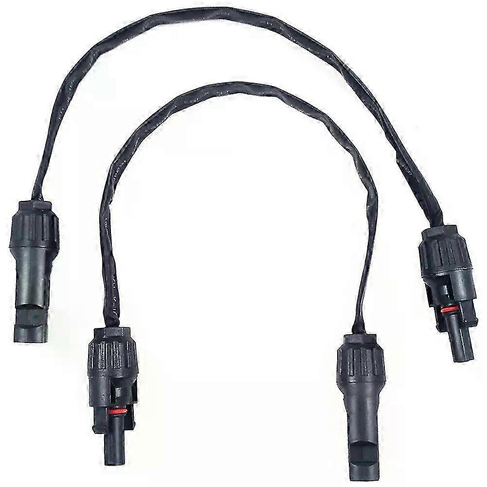 1Pair PV Solar Cable Feedthrough 4mm/6mm 1M Cable Copper Flat Connection Cable Balcony Connection Line Parts