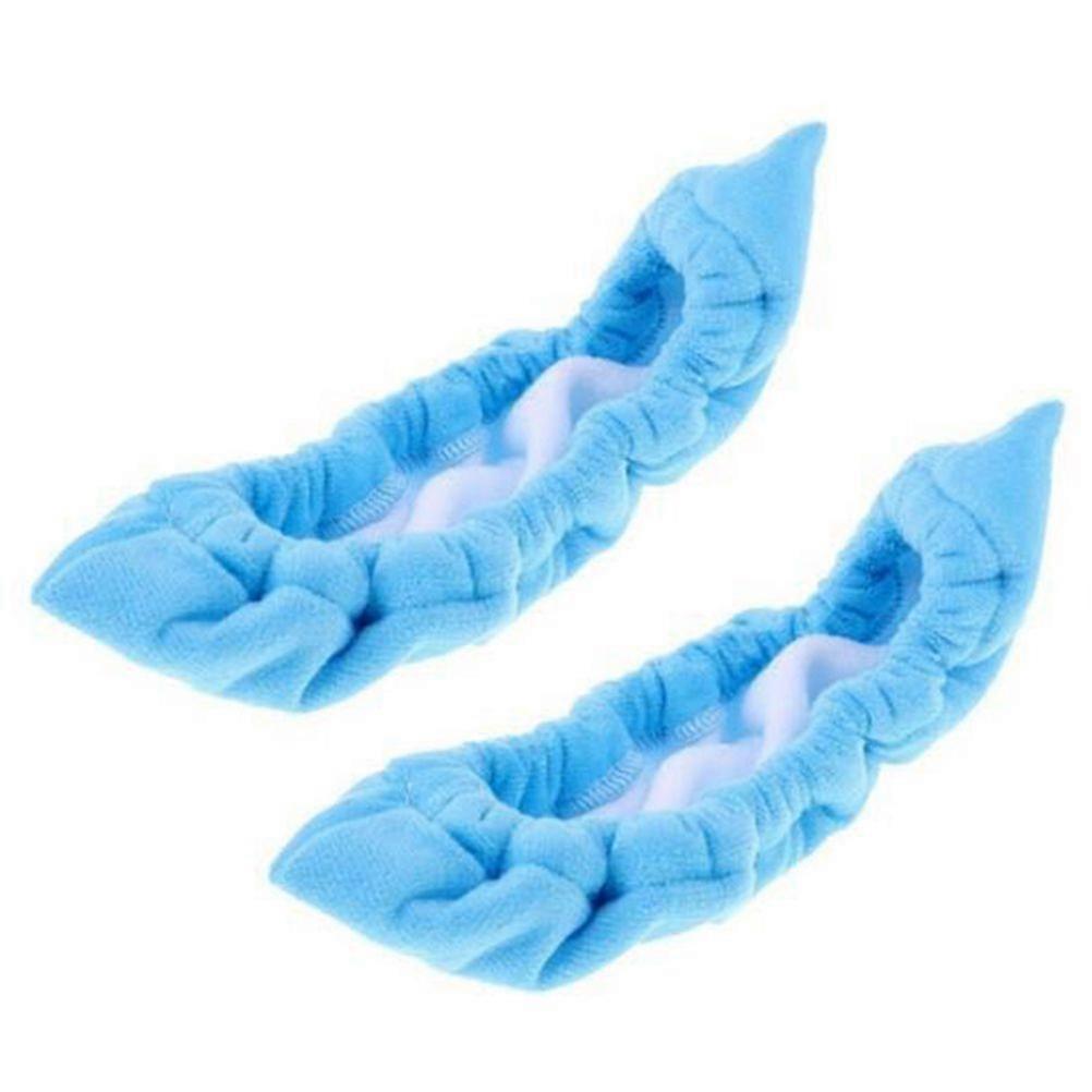 Skate Cover and Skate Wipe Care Kit Ultra Absorbent Fast Drying Protects from Rusting and Chipping for Ice Skating Hockey Skates (Blue)