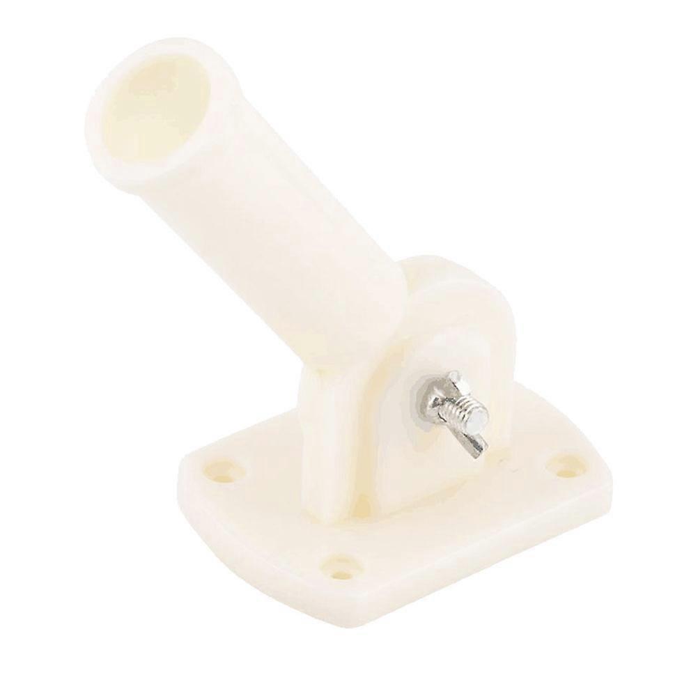 Flag Pole Holders Adjustable Plastic Flag Pole Bracket Multi-Position For Business Owners 1Pack