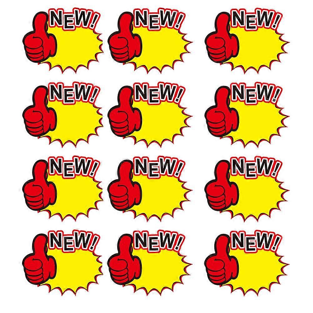 Publicité Tags Tags Couleurs vives Rectangle Indication de prix 50Pack