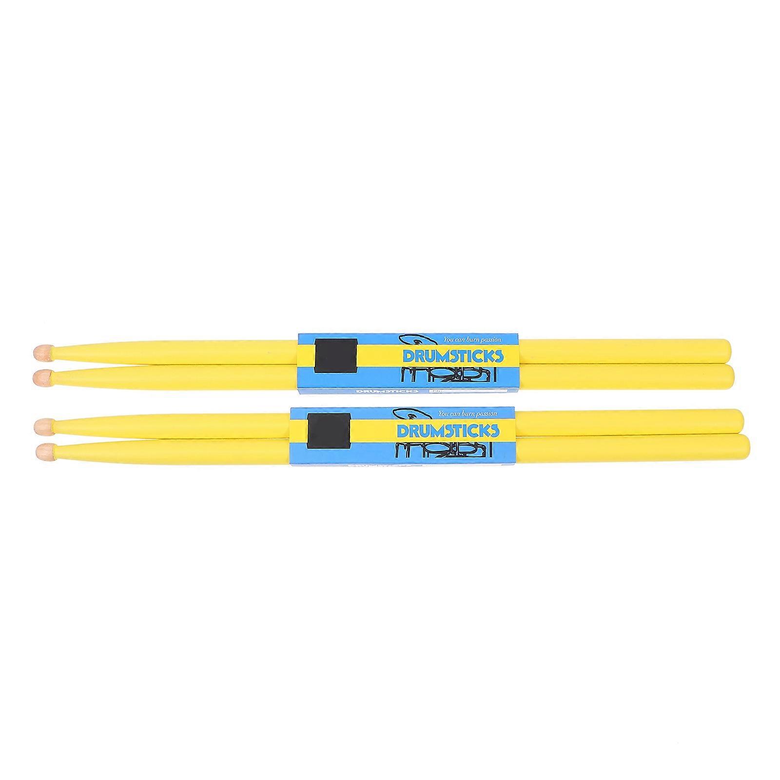 Jazz Drumsticks Maple Tip Percussion Instrument Practice Musicians 2Pcs