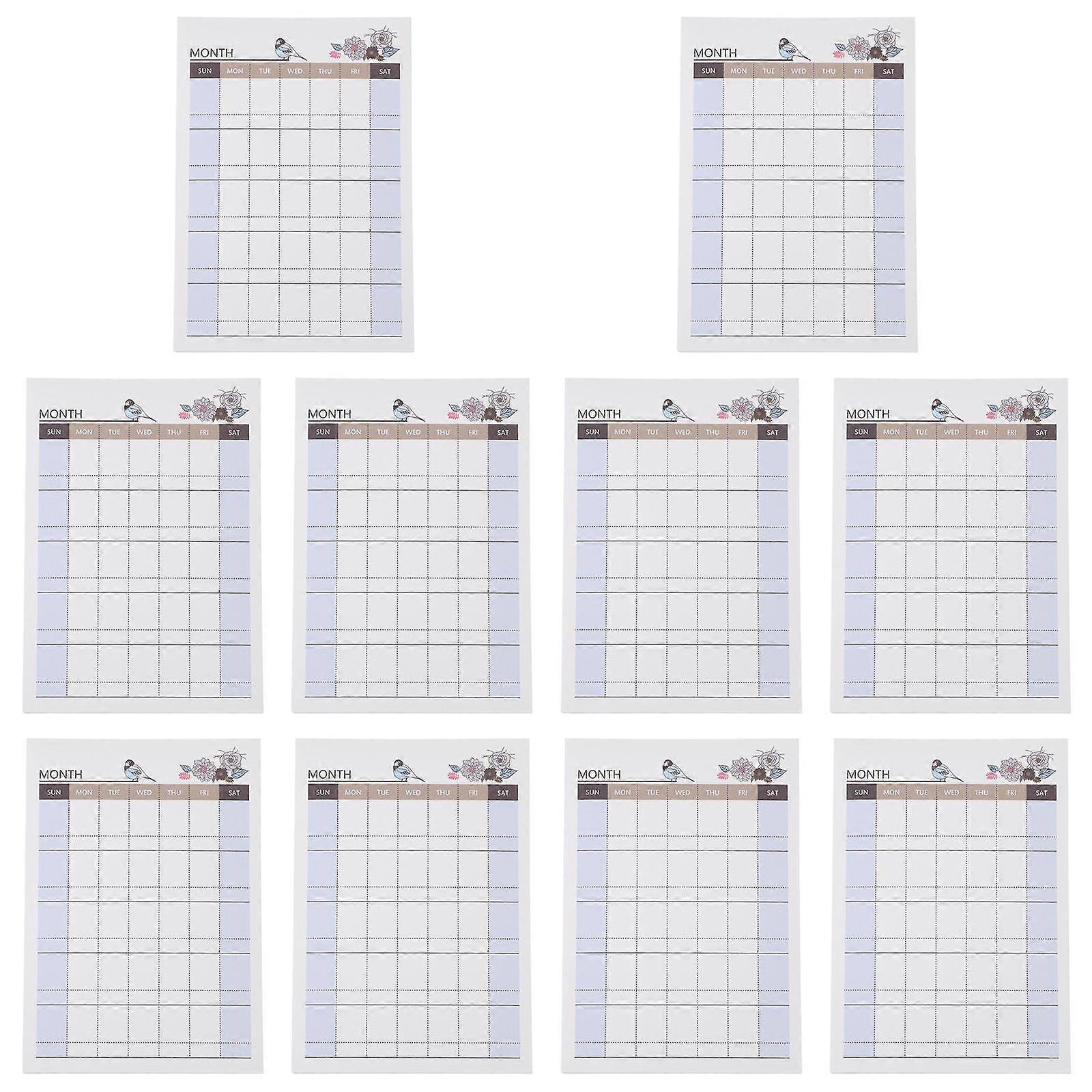 Weekly Plan Notepads for Writing with Paper Assorted Color Portable and Practical Design