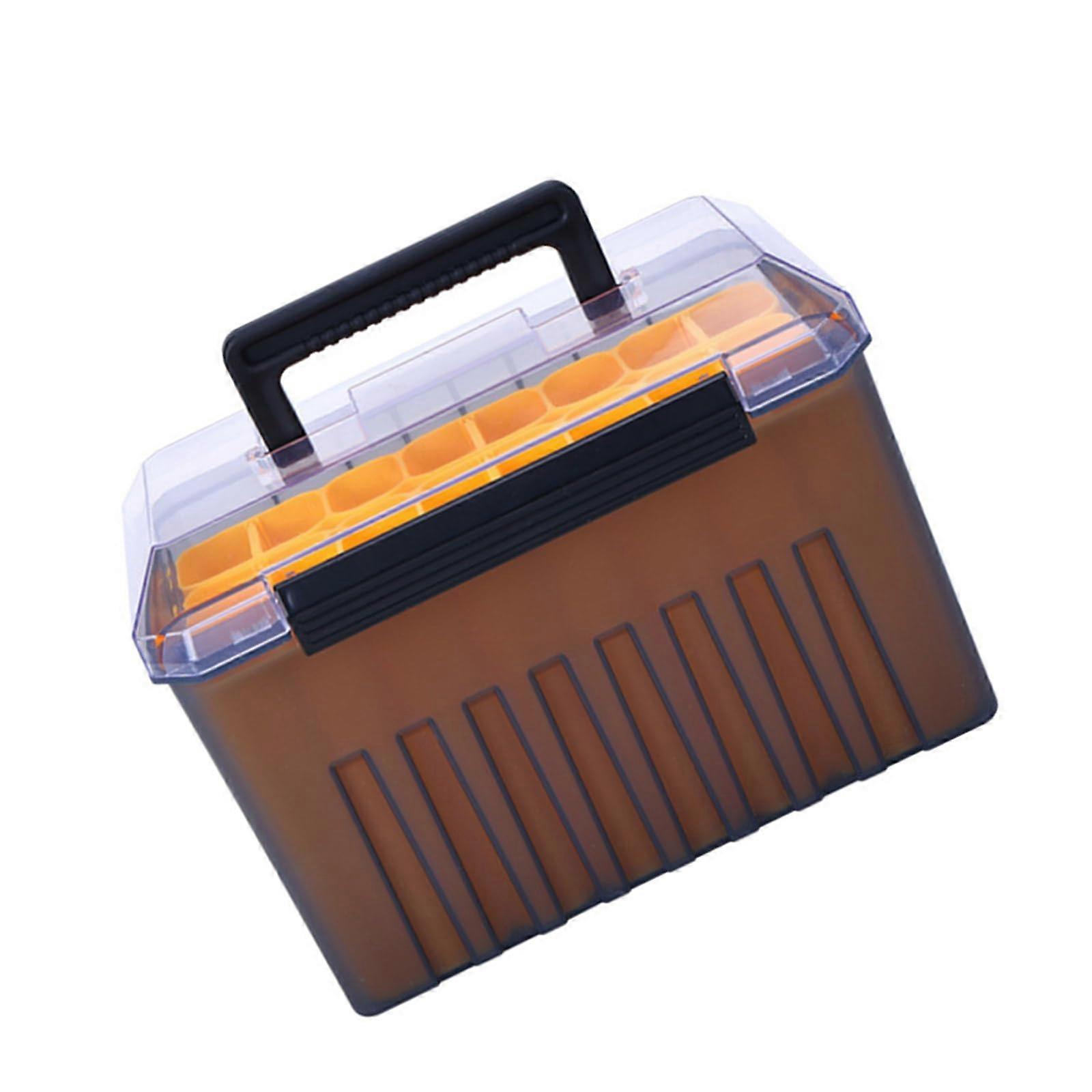 wooden storage box for shrimp, thickened hard squid hook, Köderorganizer, light weights, fishing tackle box