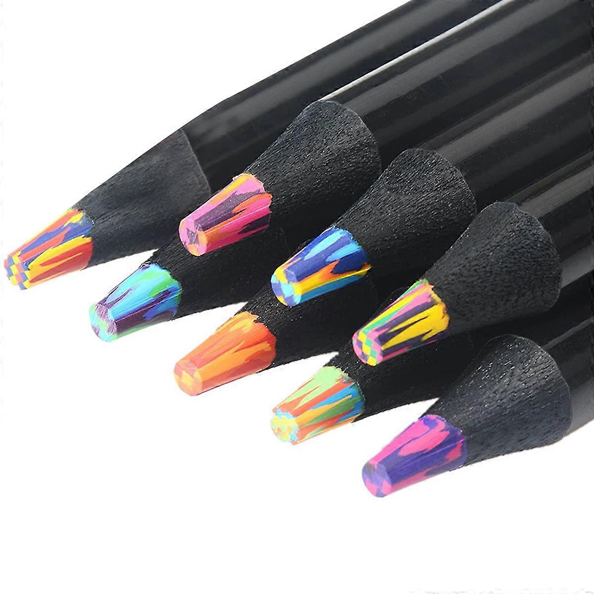 Rainbow Pencils Multicolored Color Pencils Multicolor Penci