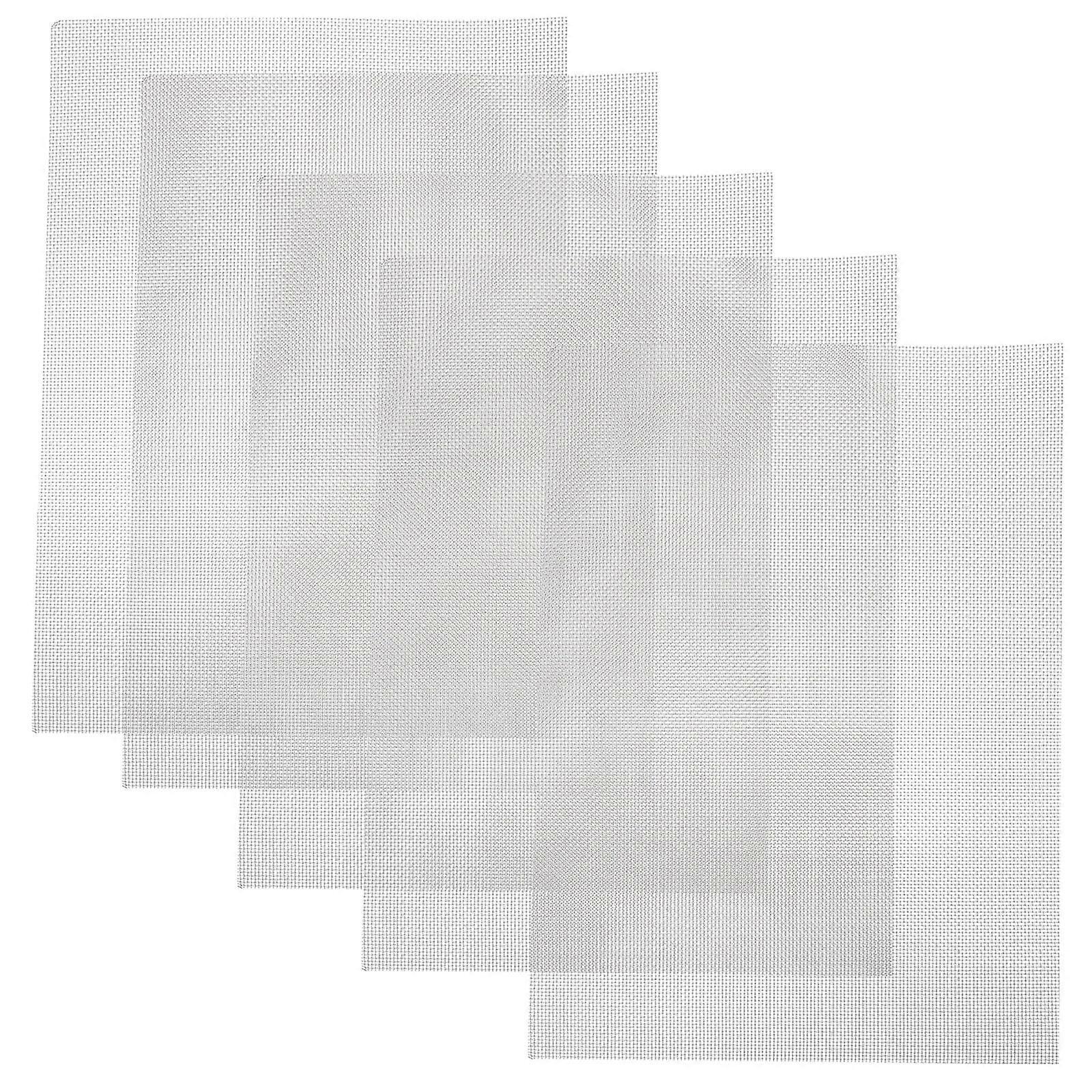 5pcs Stainless Steel Wire Mesh Screens for Bird Feeders, Vents, and Garden Protection